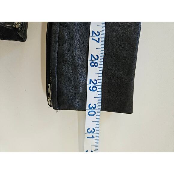 Mason by Michelle Mason Leather Leggings, Size S - Picture 12 of 12